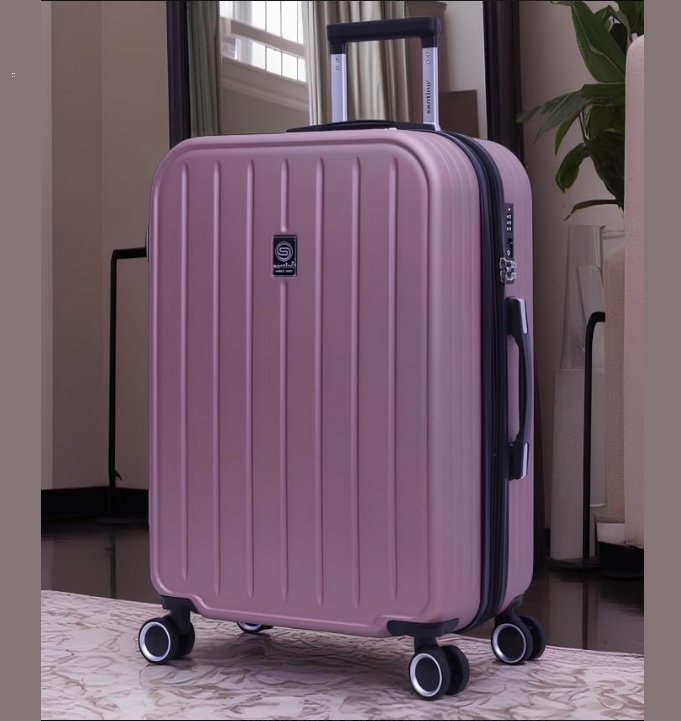 SANTINO, Mala de Viagem Chicago Rígida 360° Santino G – ASDV222G Cor: Rosa