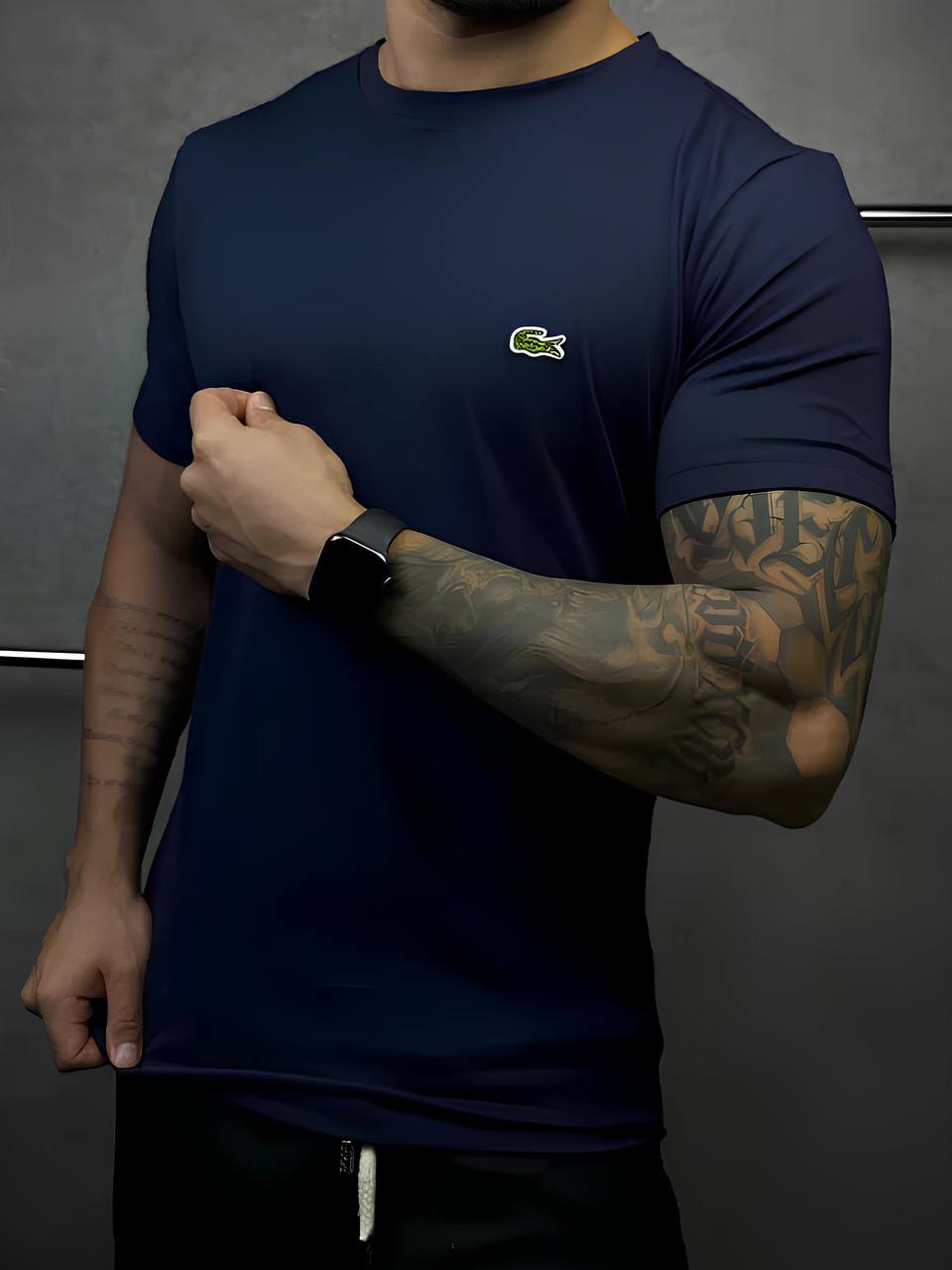 Camiseta Lacoste Treino Logo Masculina