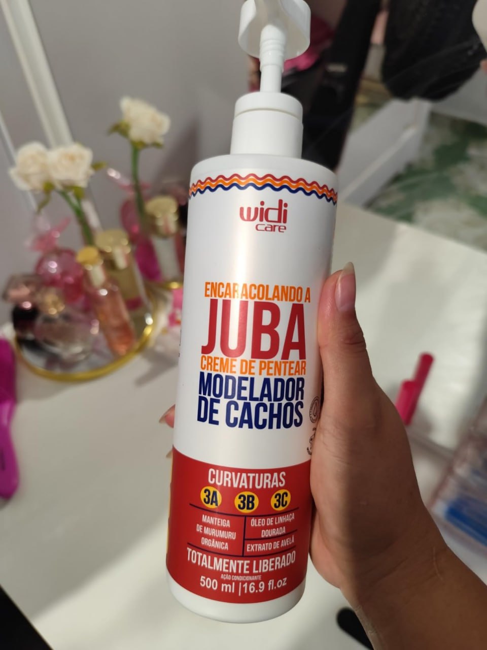 Widi Care Creme de Pentear Encaracolando a Juba, Branco, 500ml