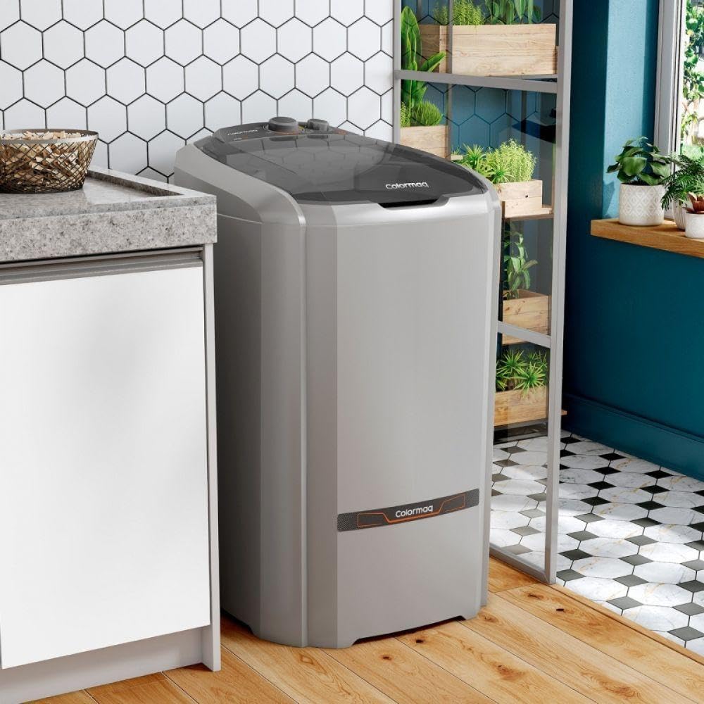 Colormaq Maquina de Lavar Roupa Semi Automatica Tanquinho 20kg LCS20 Prata 127V