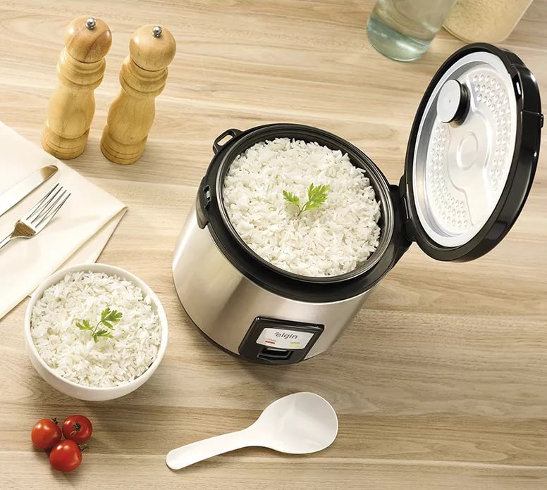 Panela De Arroz Elétrica Elgin 400w 5 Xícaras Cor Preto 110V