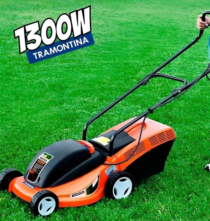 Tramontina, Cortador de grama elétrico, diam 350 mm, Coletor Rígido, Chassi De Plástico 1300W 127V