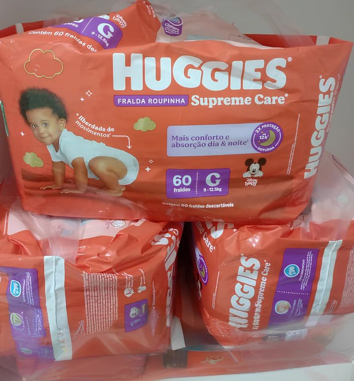 Huggies Fralda Roupinha Supreme Care G 60 Un