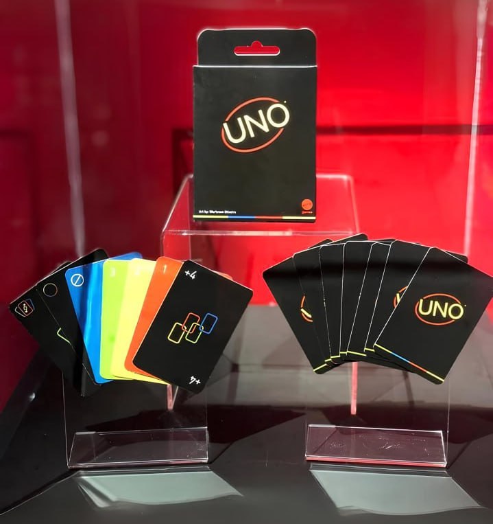 UNO MINIMALISTA, Mattel, Black