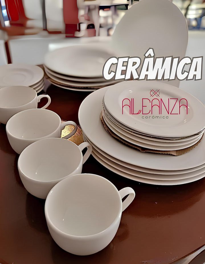 Aparelho de Jantar 20 pçs Branco Liso Alleanza