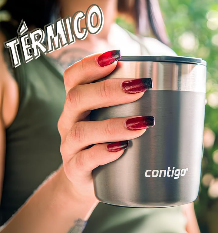 Copo Térmico 296ml Cinza Contigo