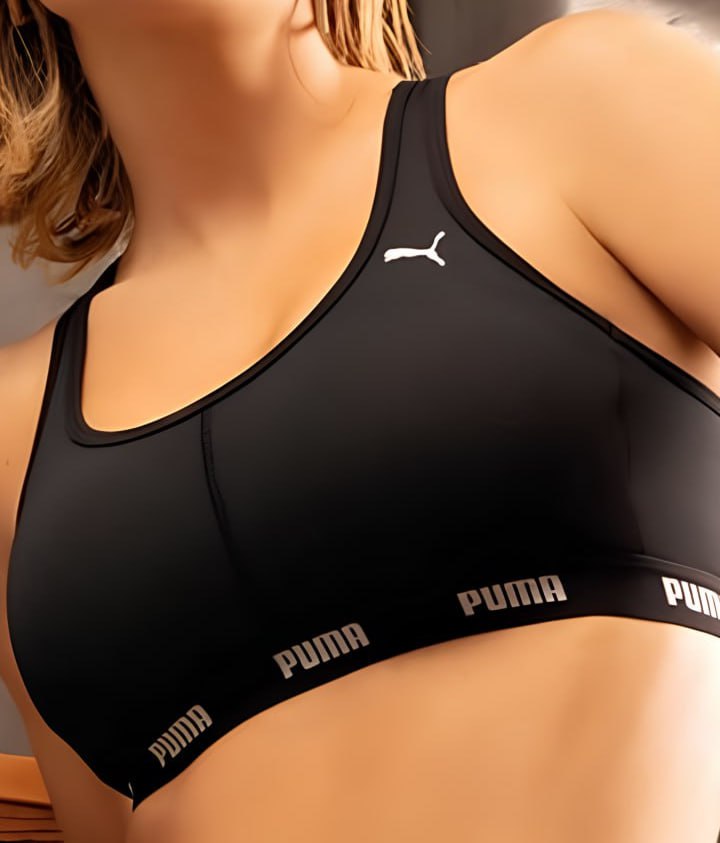 Top Fitness Academia Nadador Feminino C/ Bojo Removível Puma