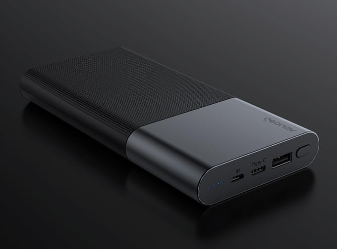 Power Bank Universal Geonav, 14.000mAh, Cinza Espacial – PB14KAL