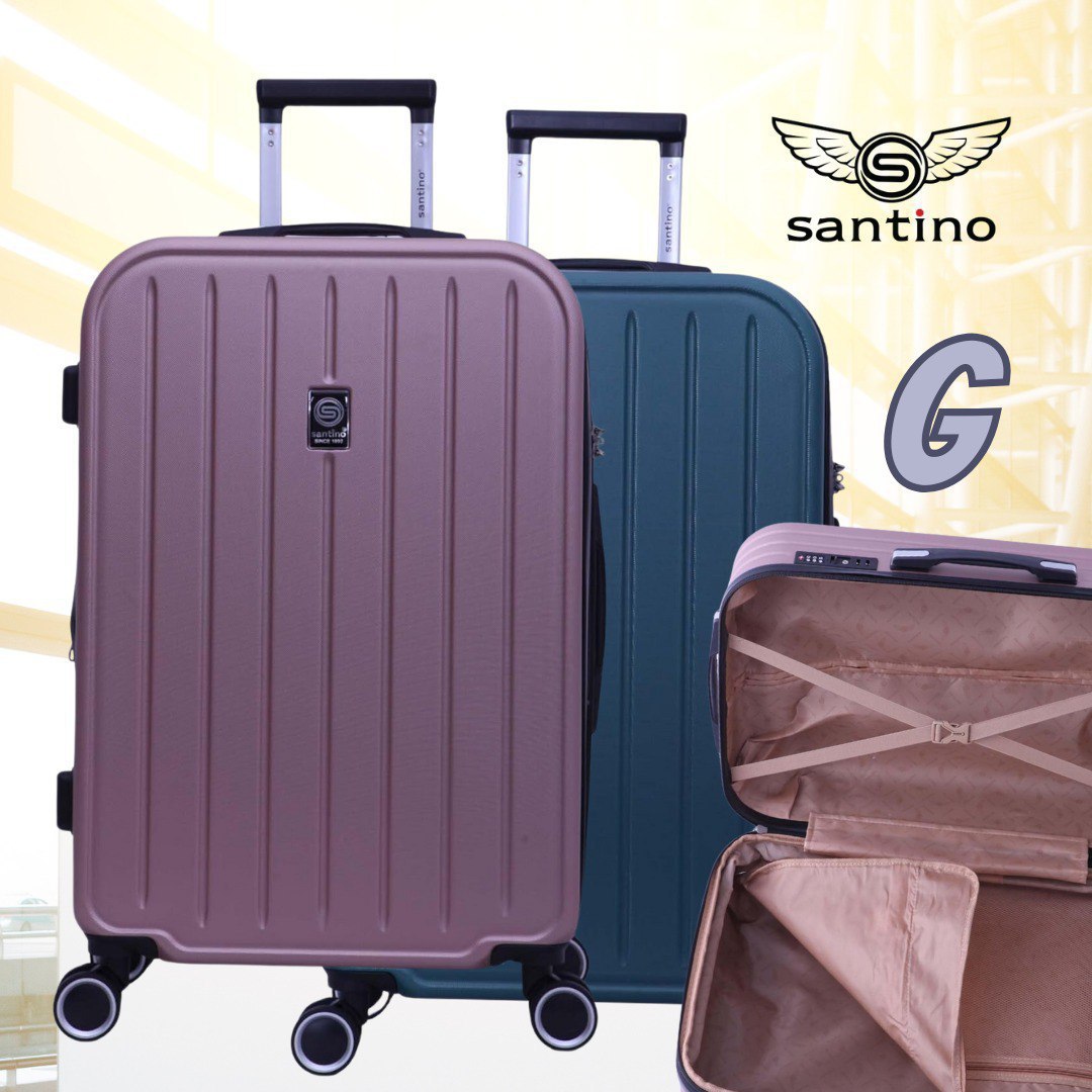 SANTINO, Mala de Viagem Chicago Rígida 360° Santino G – ASDV222G Cor: Rosa