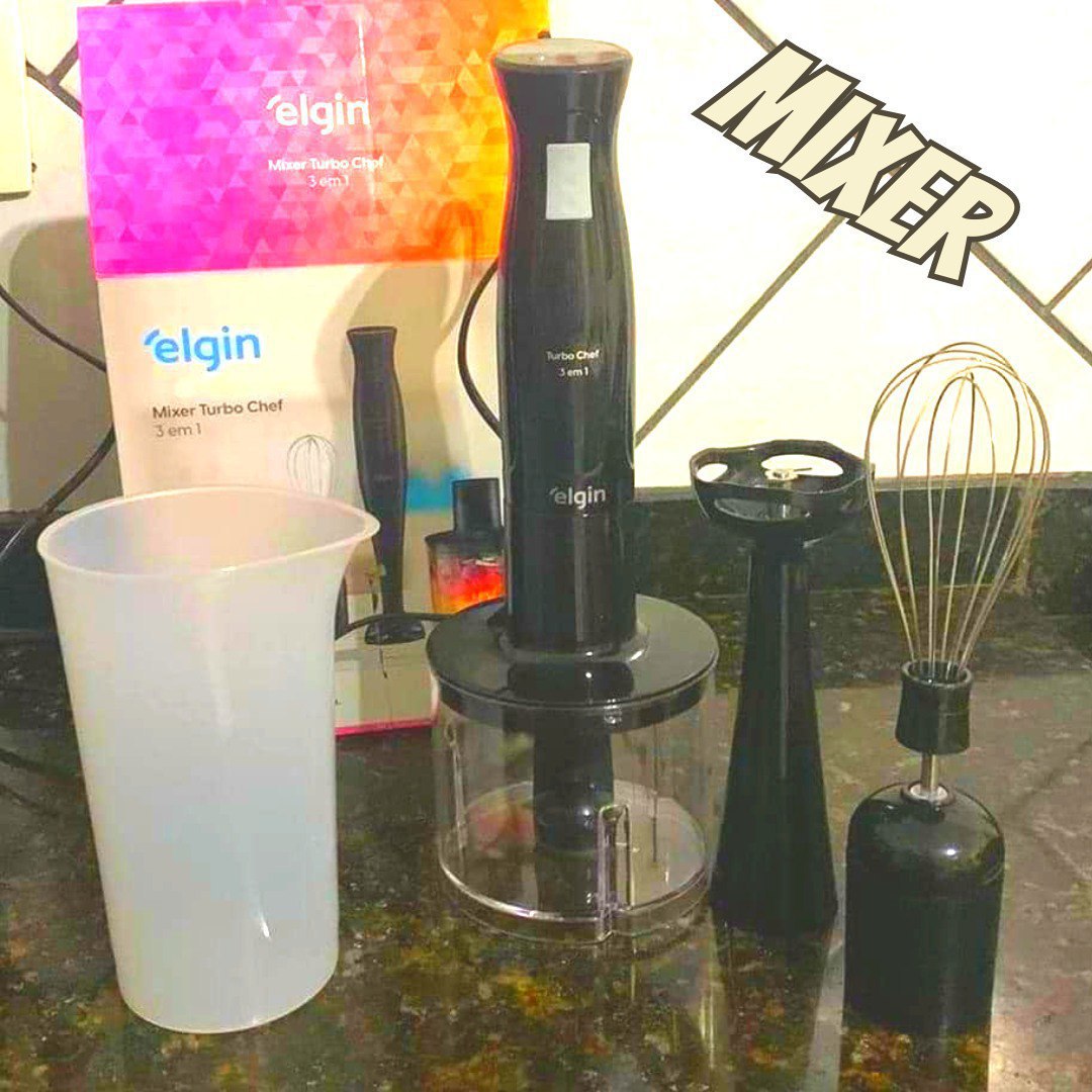 Mixer Elgin Turbo Chef 3 Em 1 200w Cor Preto 127v