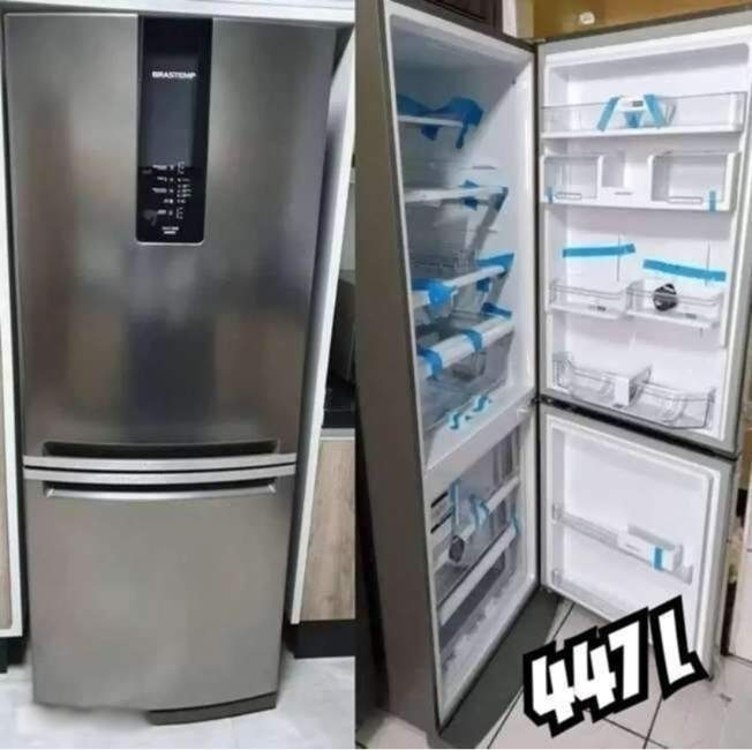 Geladeira Frost Free Brastemp Inverse 447 Litros Inox – Bre5 220V
