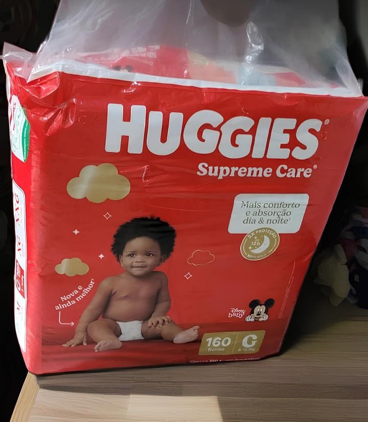 Huggies, Fralda Supreme Care, G, 160 fraldas