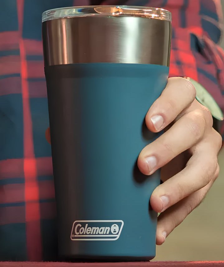 Copo Térmico 600 ml c/ Tampa Azul – Coleman