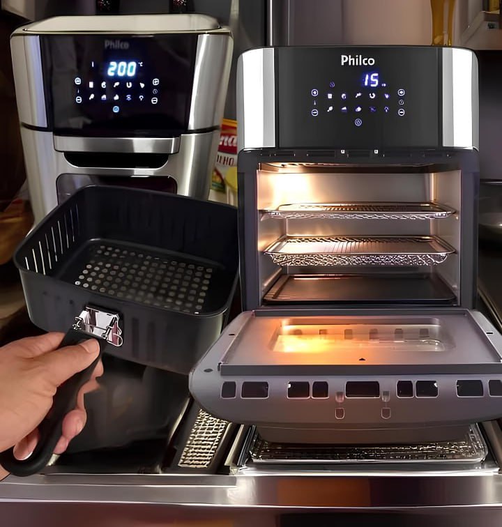 FRITADEIRA AIR FRYER PHILCO 12L PT PFR2200P 220V