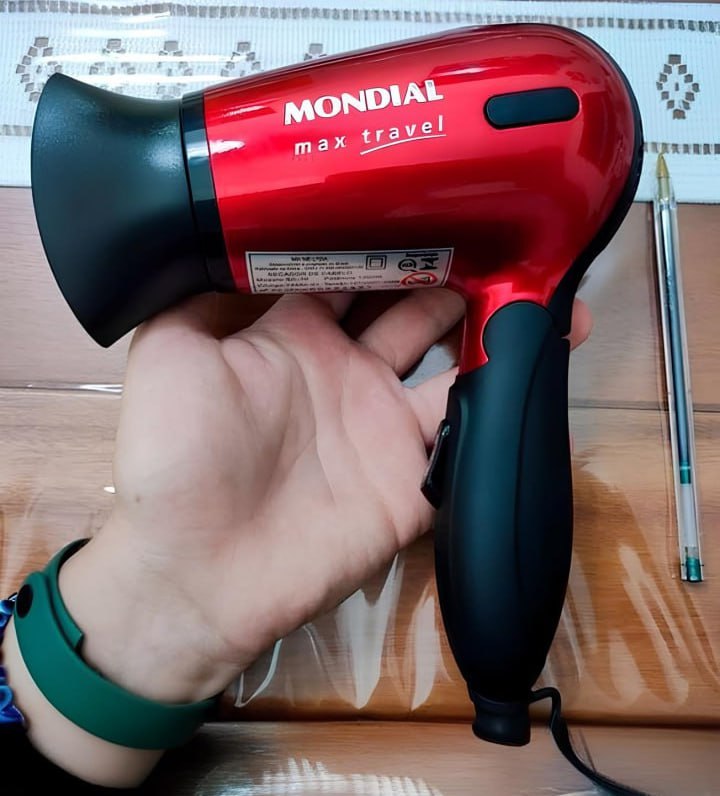 Secador de Cabelos Mondial Max Travel SC-10 Bivolt 1200w