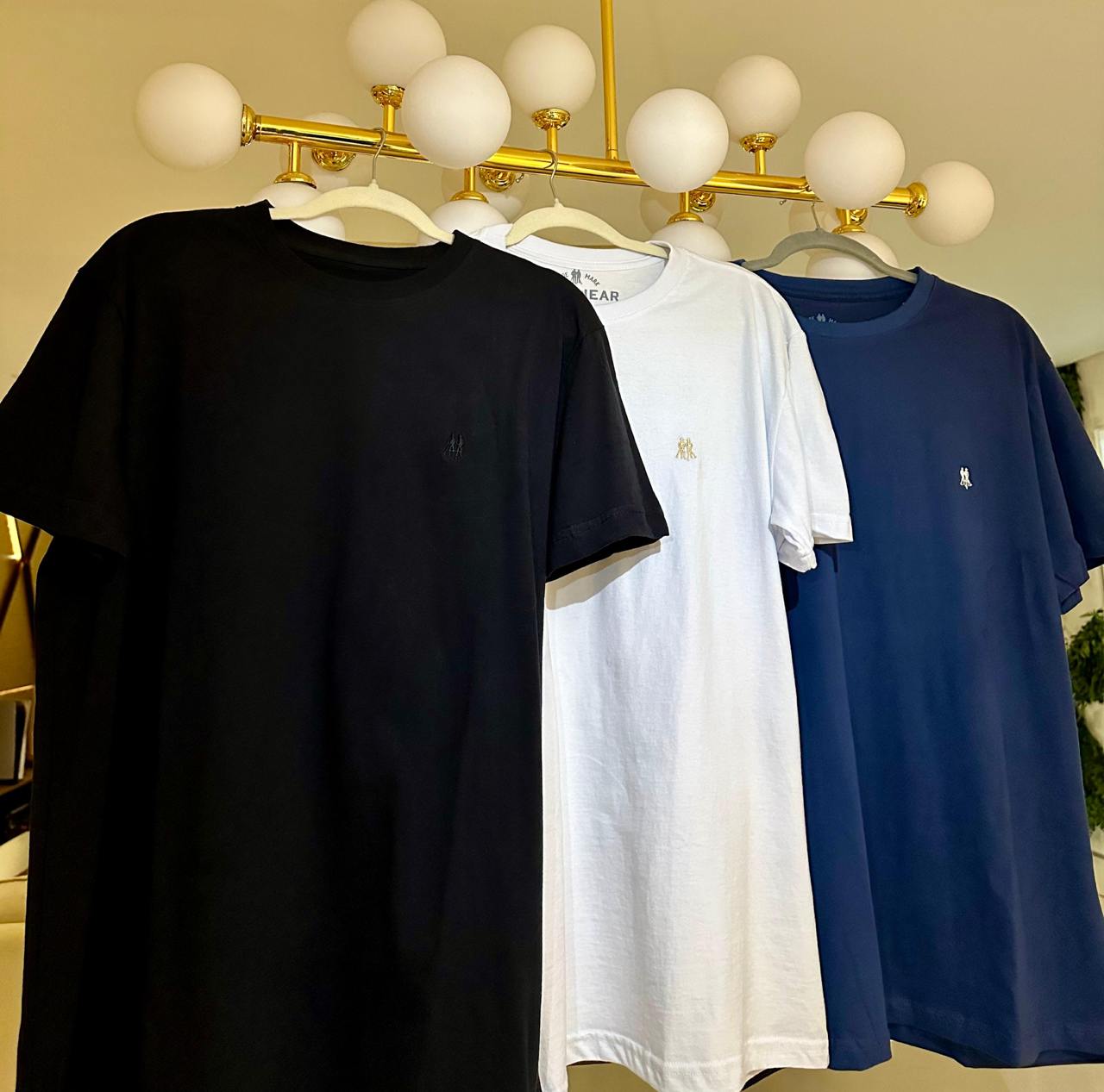 Kit 5 Camisetas Masculinas 100% Algodão Polo Wear Sortido