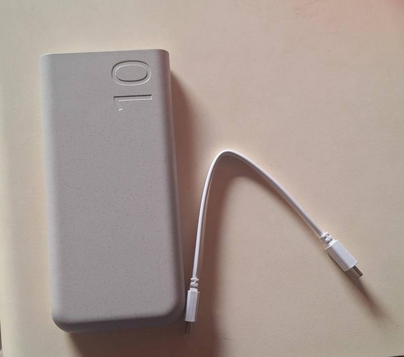 Carregador Portátil 2x Usb-c, 10000mah, Super Rápida 25w