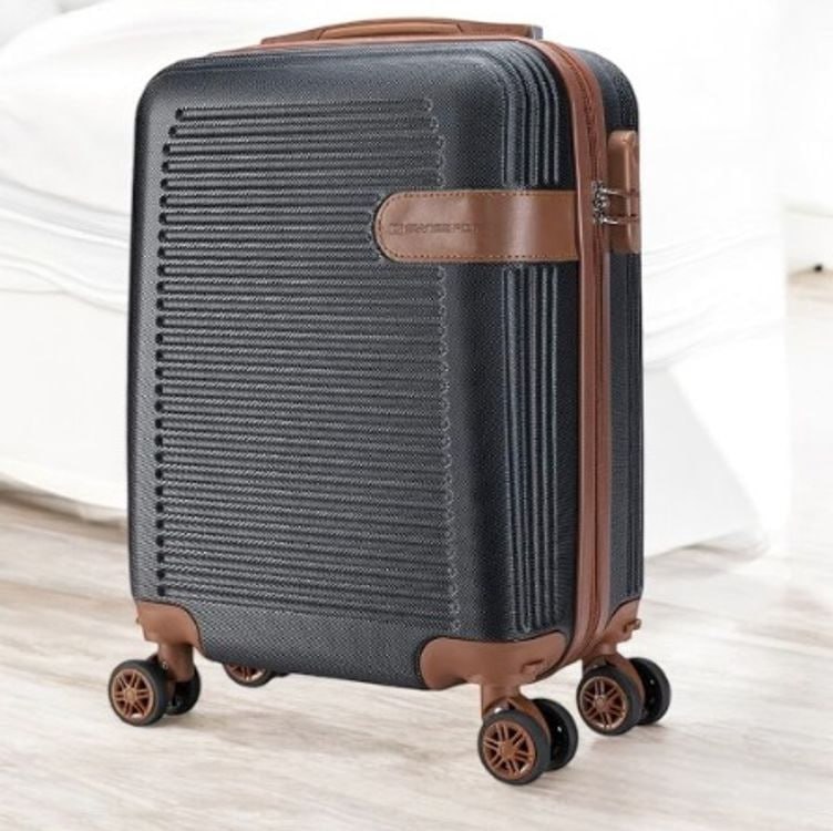 Mala de Viagem Swissport ABS Resistente Rodas 360° (Preto)