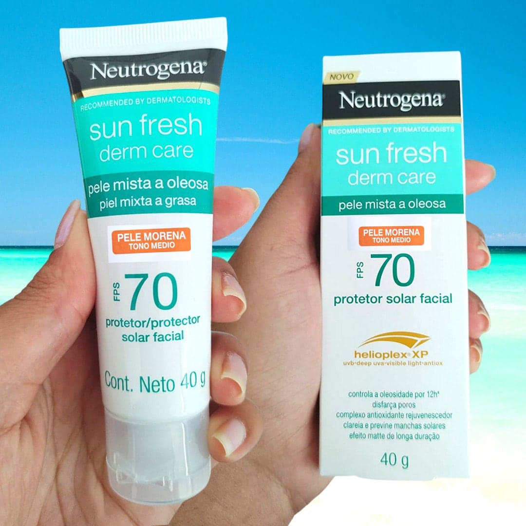 Neutrogena Sun Fresh Protetor Solar Facial FPS 70, 40g