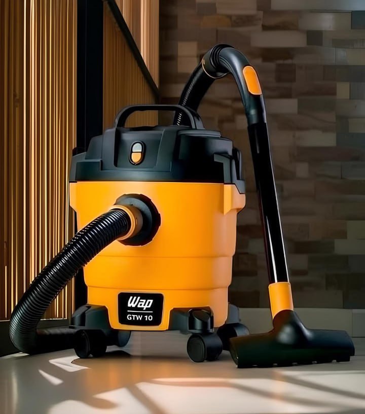 Aspirador De Pó e Água Wap Gtw 10 Compacto 1400w 10 Litros Amarelo/Preto 127v