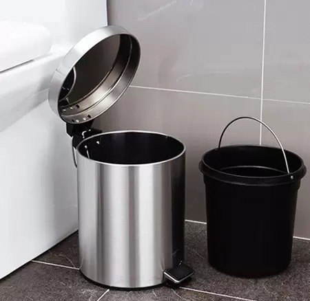Cesta De Lixo Banheiro Lixeira Metal Inox 5l Com Pedal Luxo – Zhejiang Chenmao Industry And