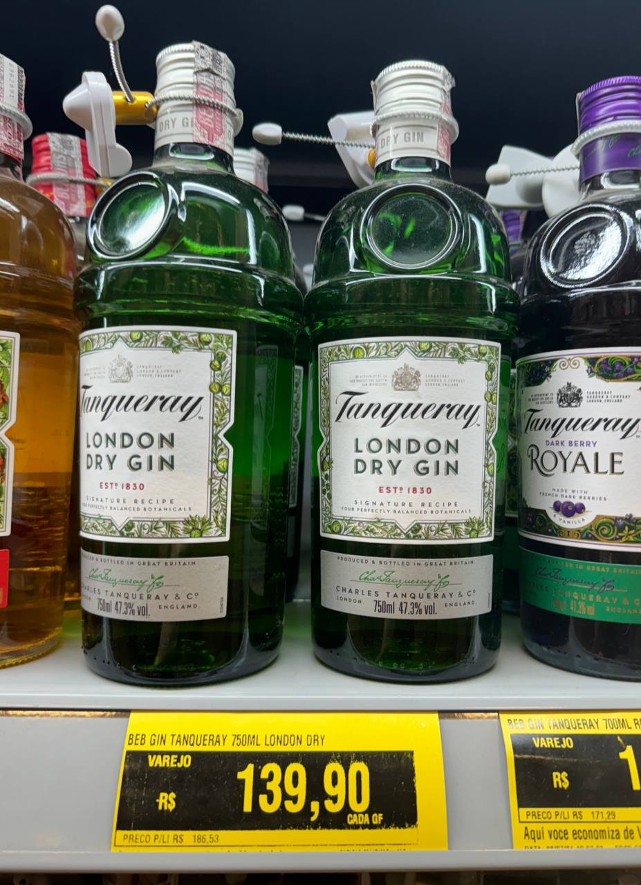 Gin Tanqueray London Dry, 750ml