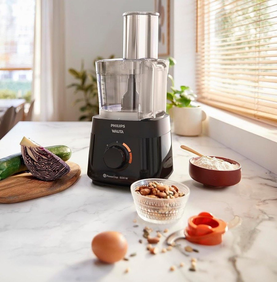 Multiprocessador PowerChop 600 Plus, Philips Walita, 4 em 1, Preto 600W, 110v – RI7300/93