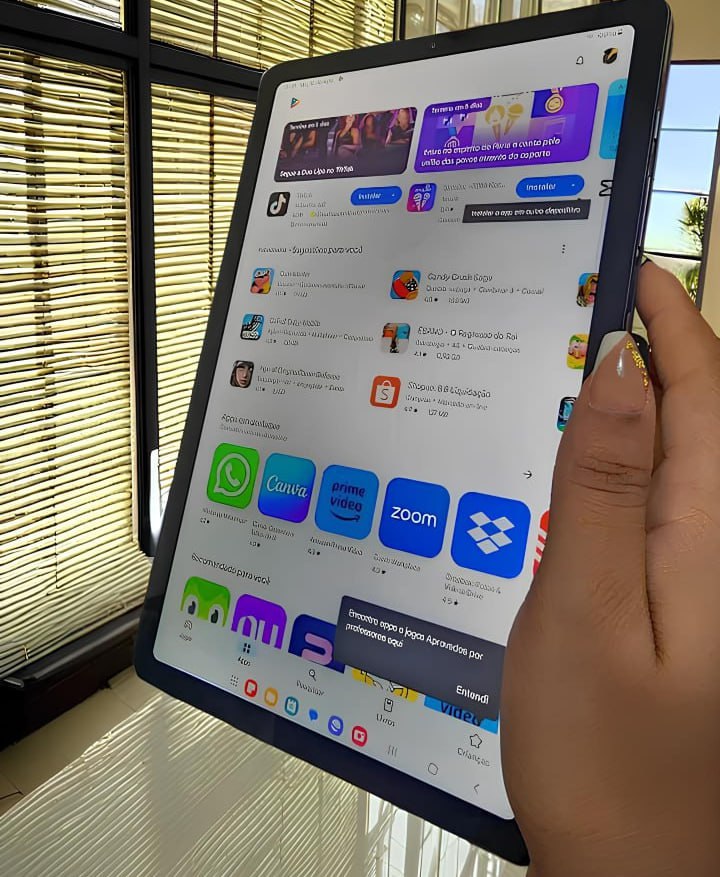 Tablet Samsung Galaxy Tab S6 Lite Wi-Fi 64GB 4GB RAM Tela 10.4″ Cinza – SM-P620NZADZTO