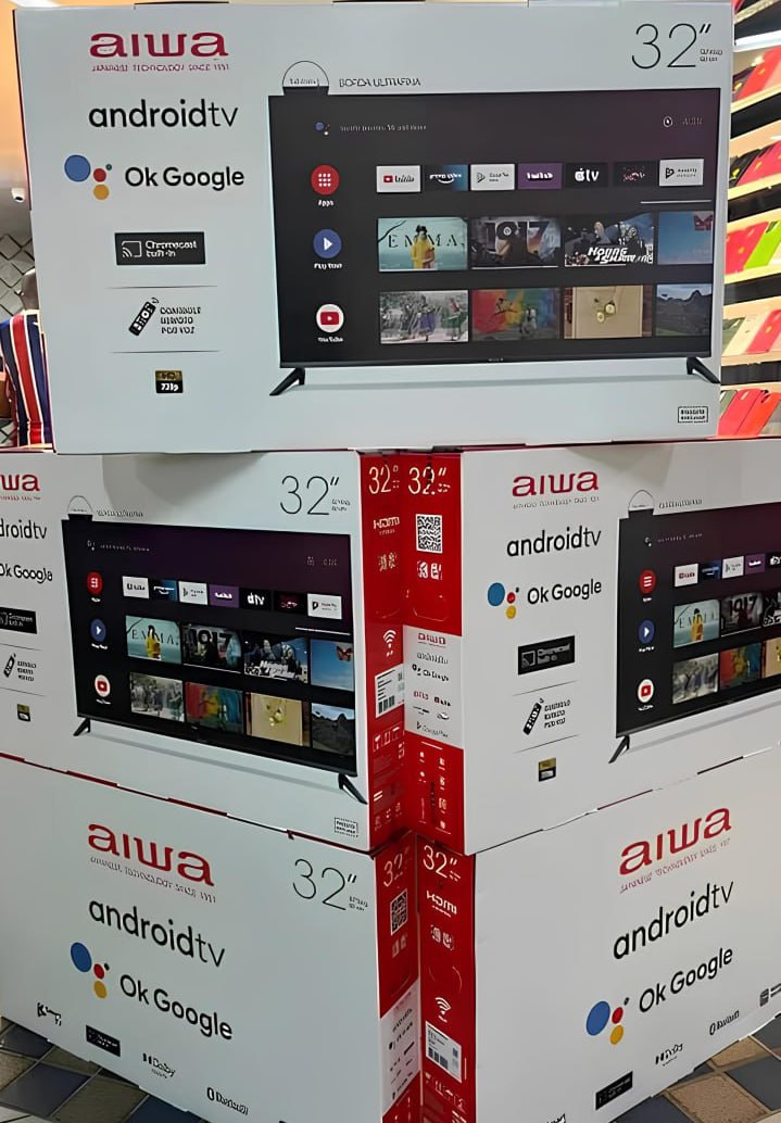 Smart Tv 32” Android Dolby Aws-tv-32-bl-02-a Aiwa