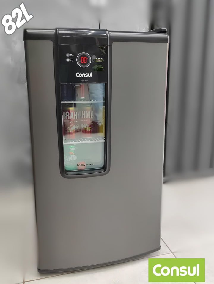 Cervejeira Controle Temperatura Czd12a 82l Titanium Consul 110V