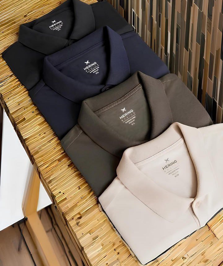 Kit Com 2 Camisas Polo Básicas Masculinas Hering