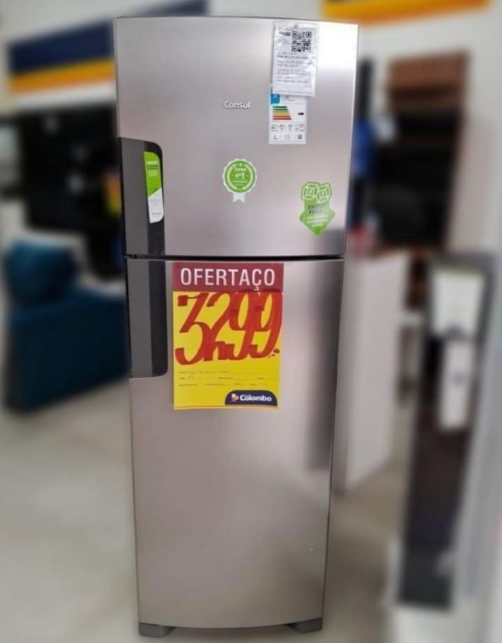 Geladeira Consul Frost Free Duplex 386 Litros Com Altura Fle