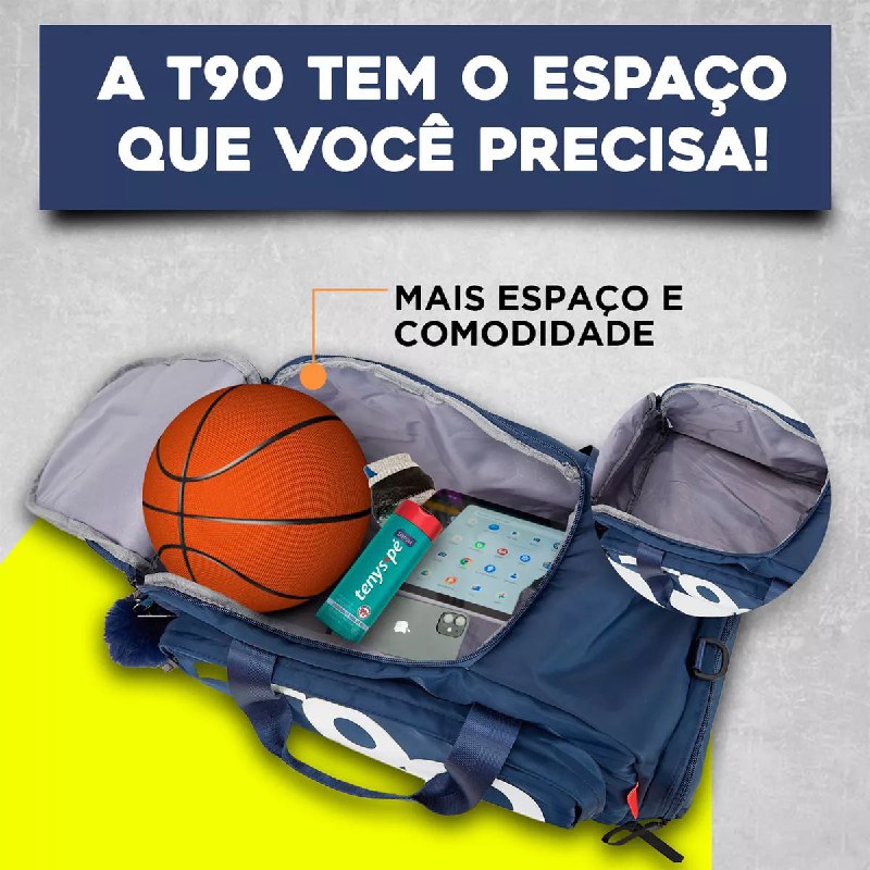 Mochila Bolsa 3 Em 1 Para Treino Esportes Academia E Viagens