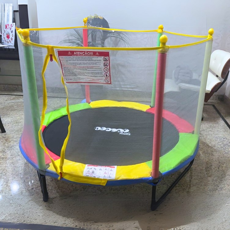 Cama Elástica Trampolim Pula Pula Premium 1,52m com Rede – Replay Kids