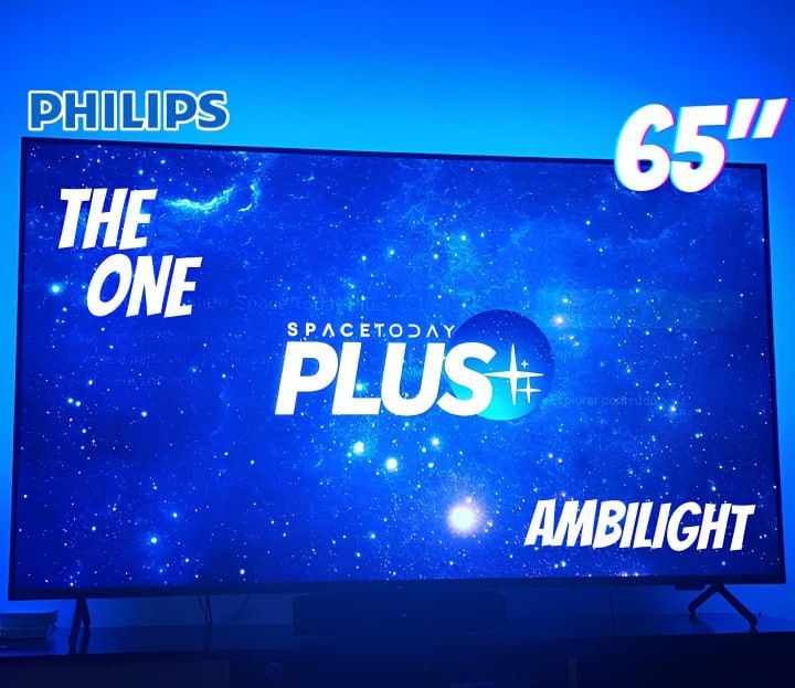 Smart TV 65″ 4K 120 Hz Philips THE ONE 65PUG8808/78, Google TV, Ambilight, P5, DTS Play-Fi, Freesync, Dolby Vision Atmos, 40 W RMS