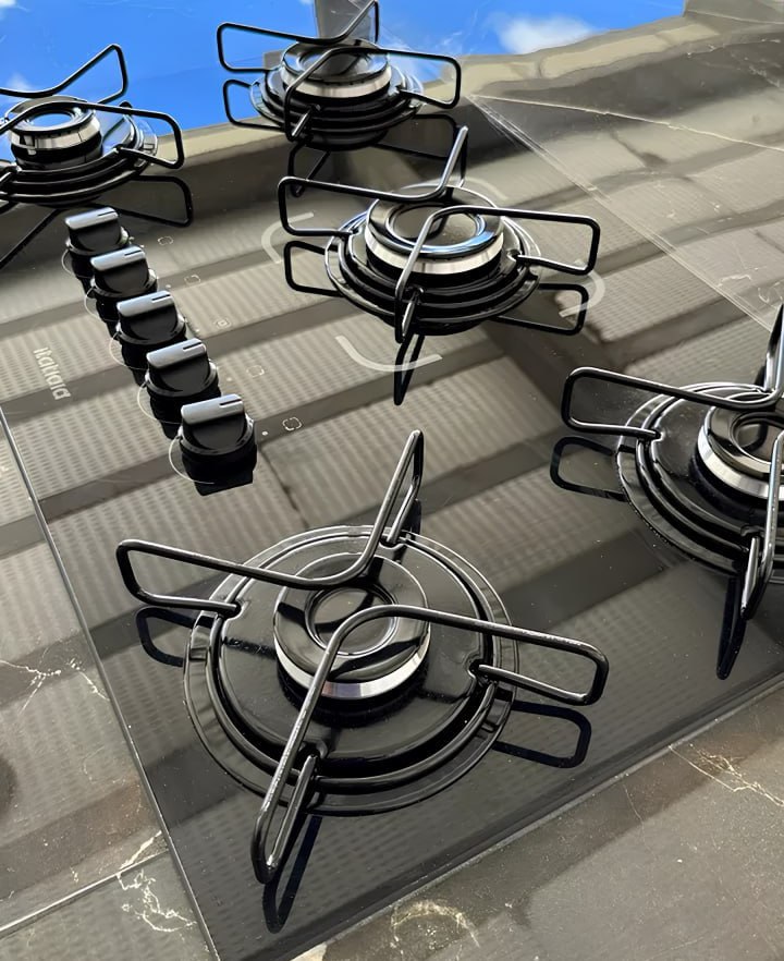 Cooktop Itatiaia 5 Bocas Essencial Preto – Bivolt 127V/220V