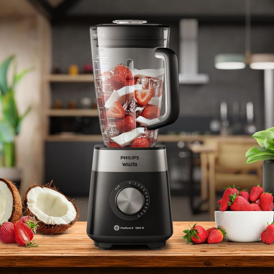 PHILIPS Liquidificador Série 5000, RI2242, Preto, 110v, Jarra Inquebrável, Walita