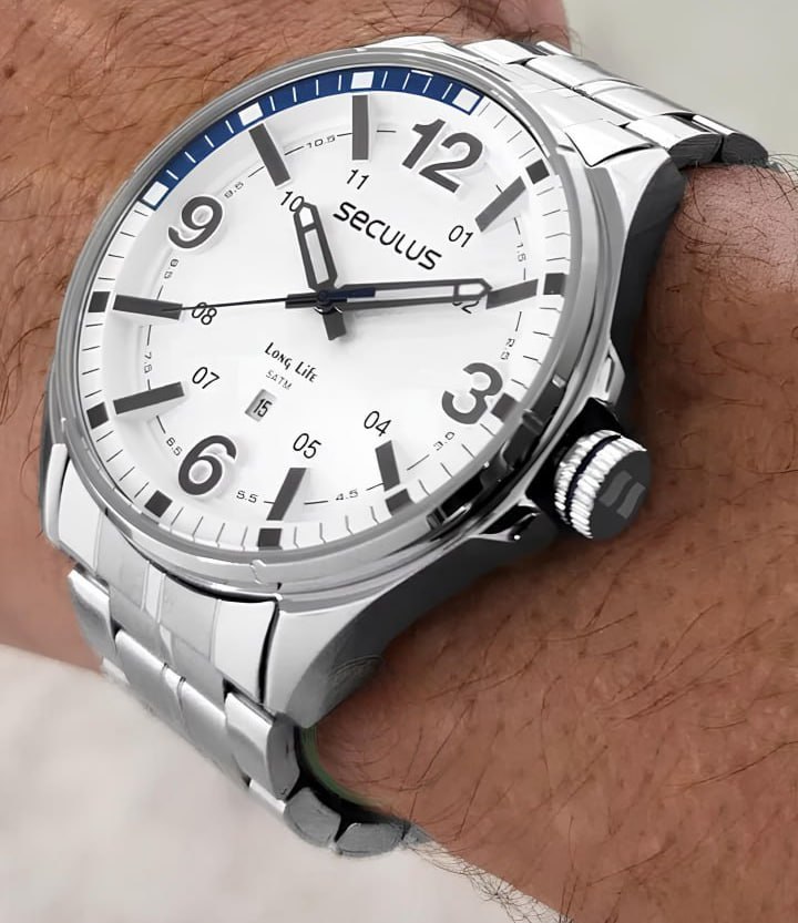 Relógio De Pulso Masculino Analógico Original Seculus