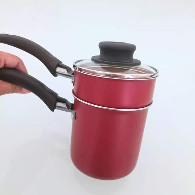 Cuscuzeira Tramontina Turim Vermelho 10 Cm 0,8 L