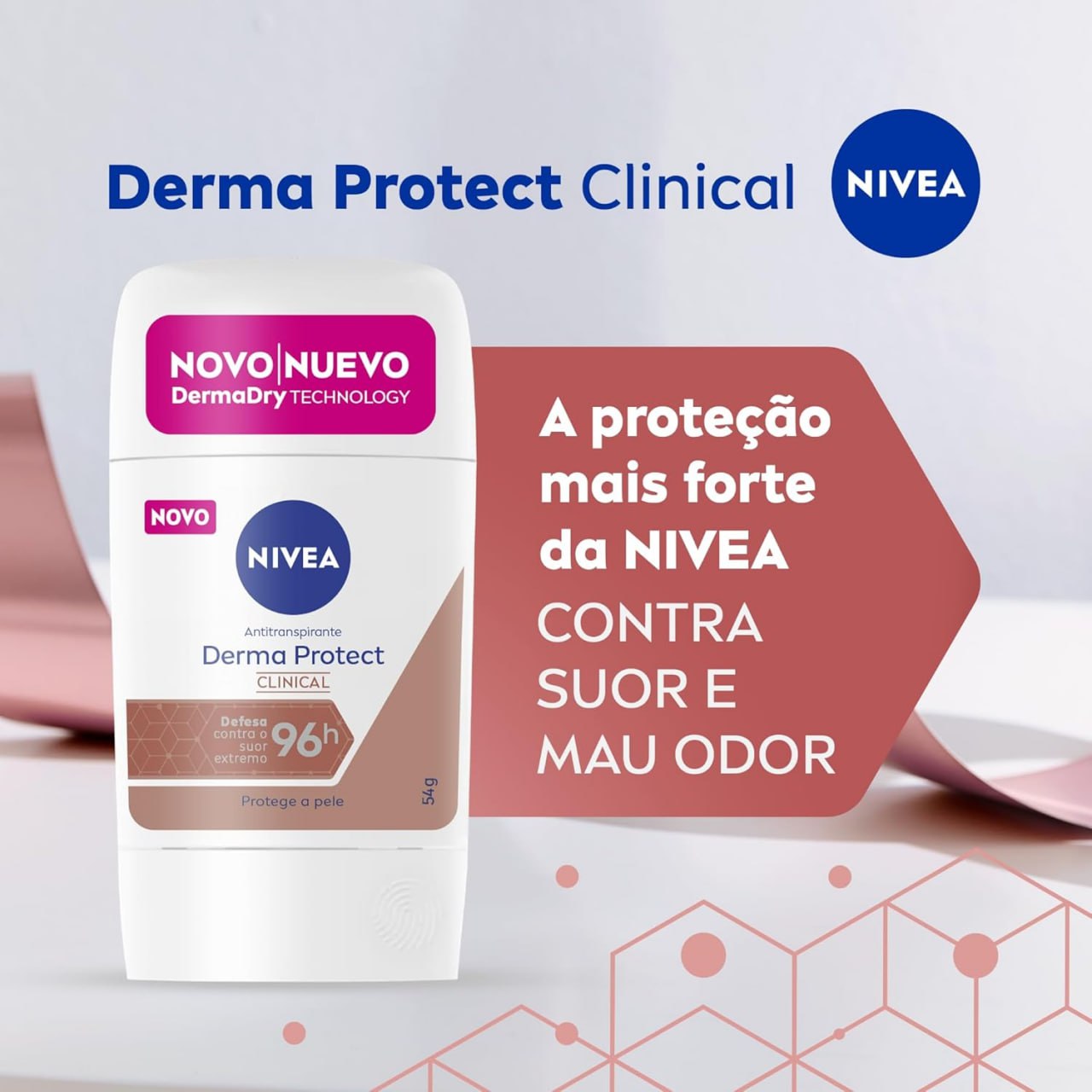 NIVEA Desodorante Stick Derma Protect Clinical 54g