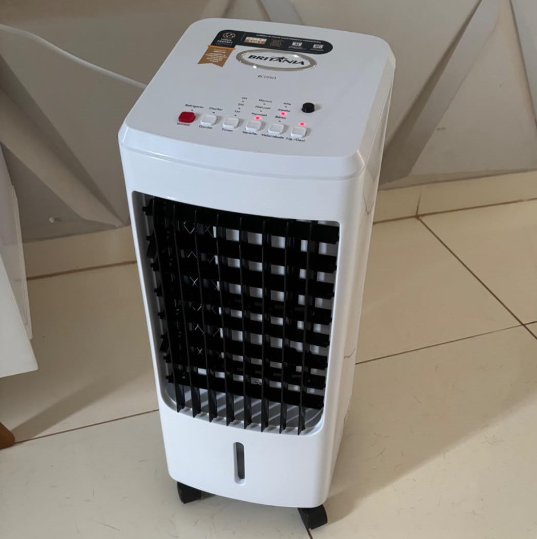 Britania, BCL05FI, 66251014, Climatizador de Ar Frio c/Ionizador, 127V, Branco