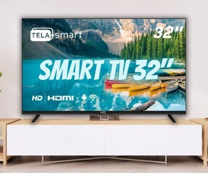 Smart TV LED 32″ HQ HD 3 HDMI 2 USB WI-FI Android 11 Design Slim
