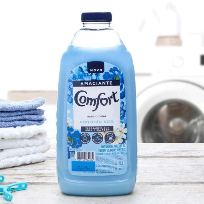 Comfort Amaciante Diluído Explosão Azul 1.8L