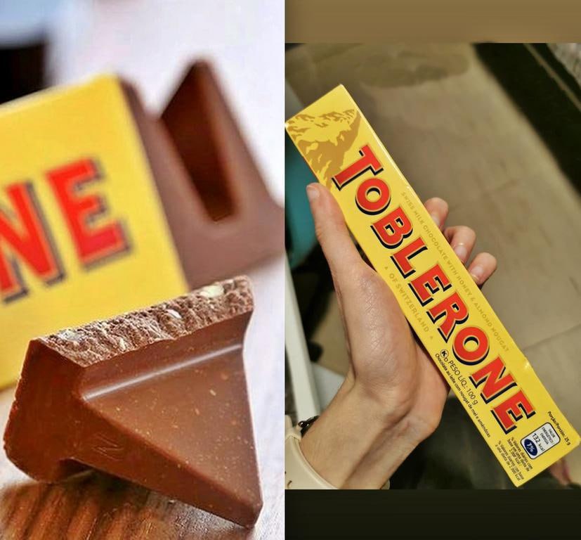 TOBLERONE Chocolate Ao Leite Nougat De Mel E Amêndoas Toblerone Caixa 100G – Importado