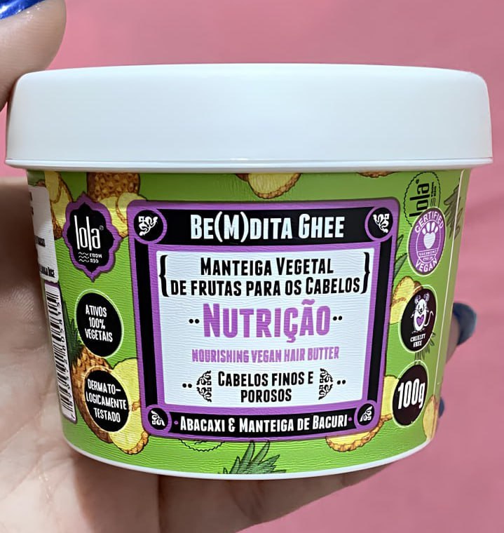 Lola Cosmetics Be(M)Dita Ghee Nutrição Abacaxi 100G