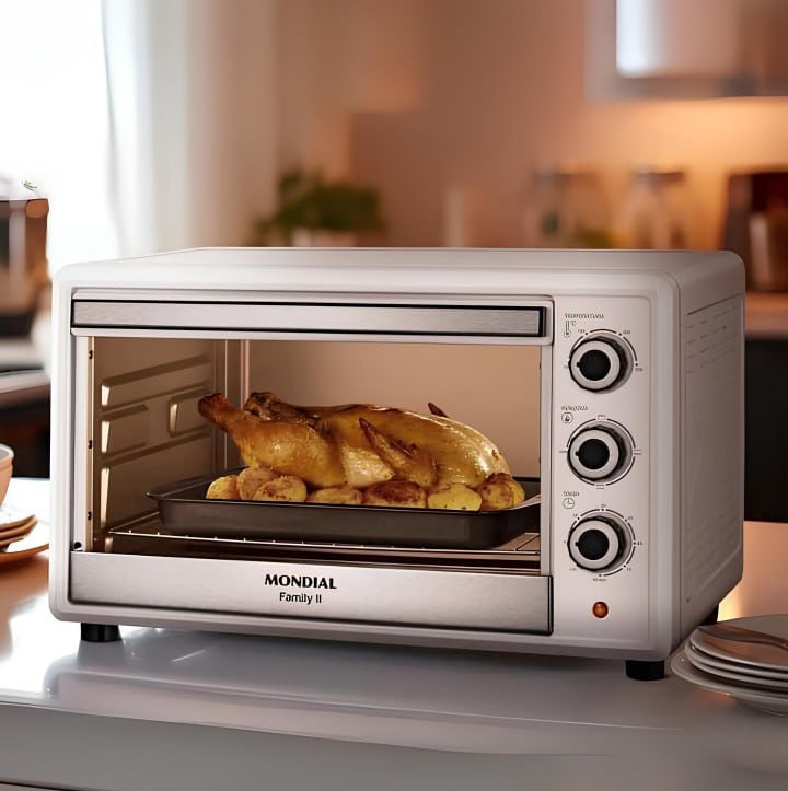 Forno Elétrico de Bancada Mondial Multifuncional – 42L Branco Family FR-42-W
