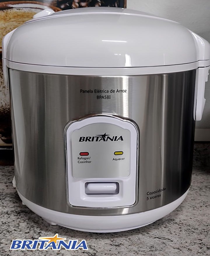 Panela de Arroz BPA5BI 05 Xícaras de Arroz Britânia 220V