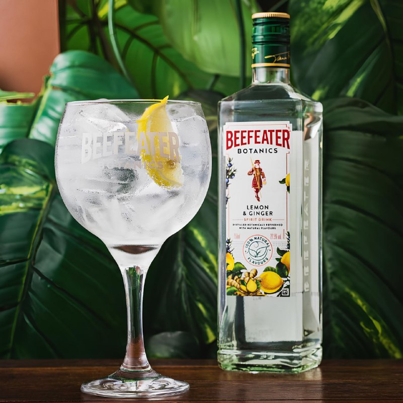Beefeater Botanics Limão & Gengibre – 750 ml