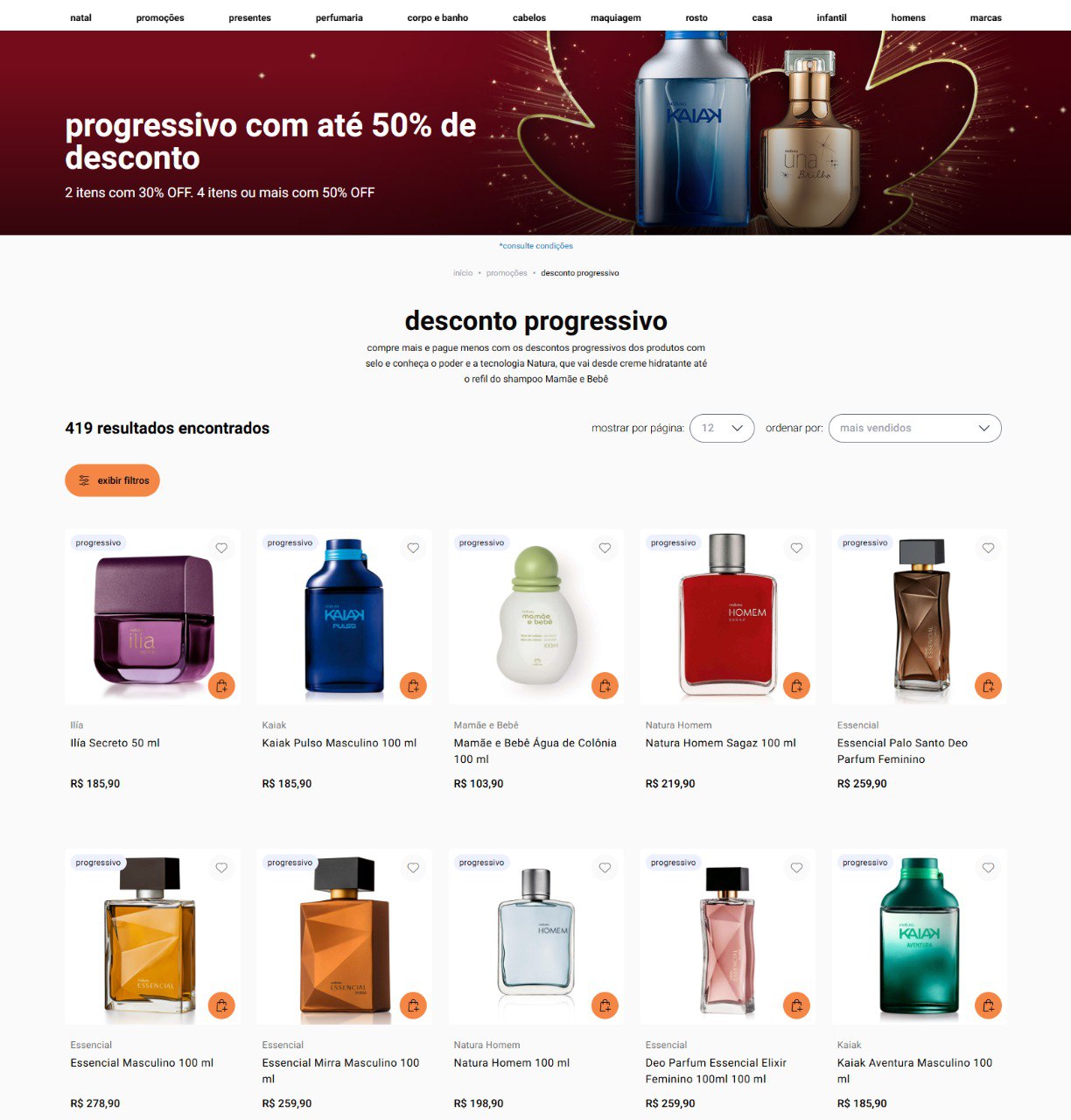 Descontos Progressivos com até 50% de desconto!