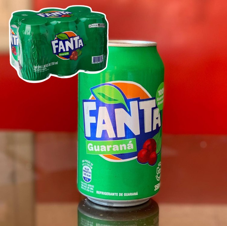 Pack de Fanta Guaraná 350ml 6 unidades